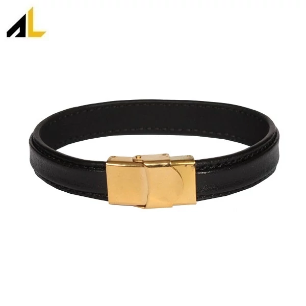 دستبند چرم طبیعی کد ALD002 - خرید مستقیم از تولیدی