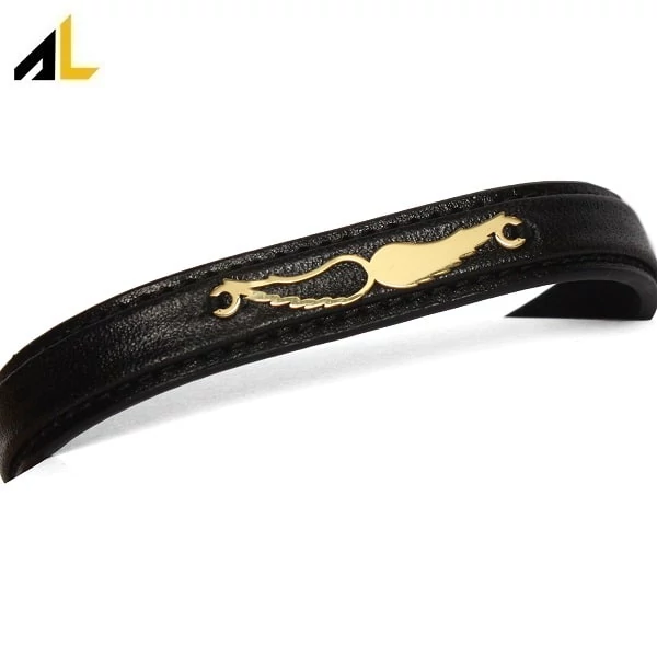 دستبند چرم طبیعی کد ALD002 - خرید مستقیم از تولیدی