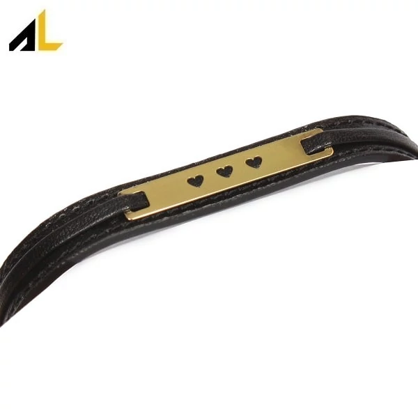 دستبند چرم طبیعی کد ALD001 - خرید مستقیم از تولیدی