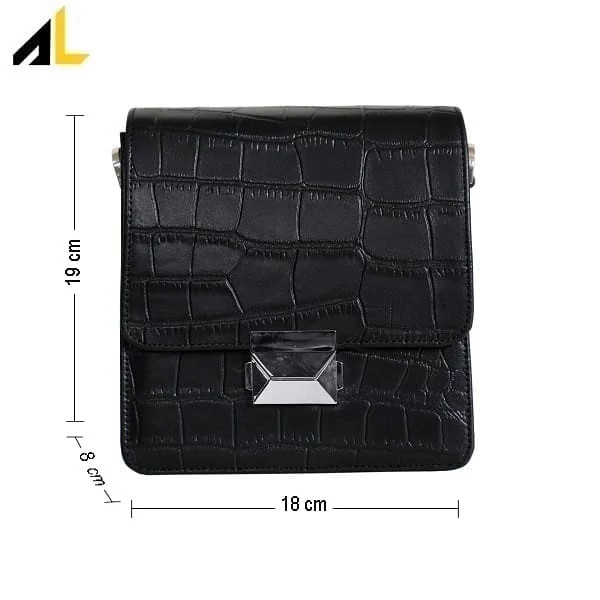 کیف دوشی چرم طبیعی کد ALZ134 - خرید مستقیم از تولیدی