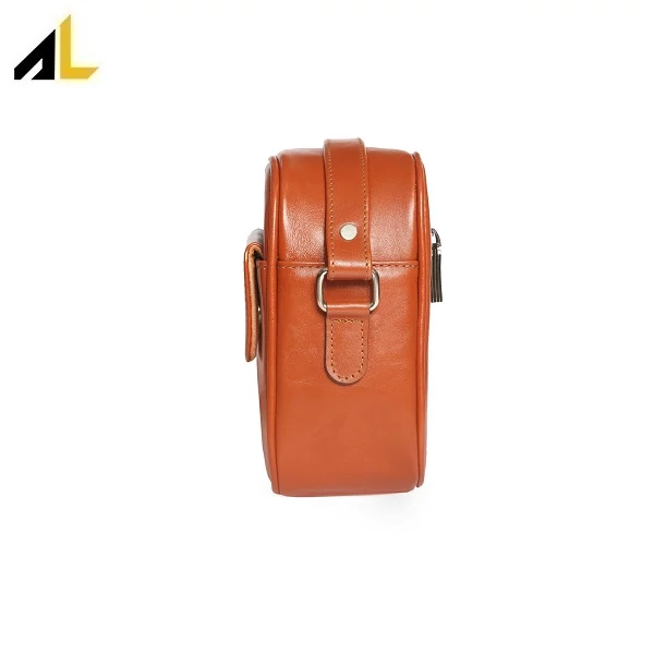 کیف دوشی چرم طبیعی کد ALZ124 - خرید مستقیم از تولیدی