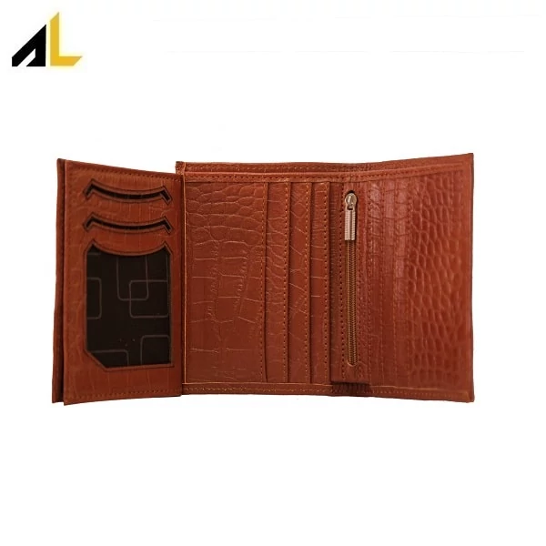 کیف پول چرم طبیعی کد ALM142 - خرید مستقیم از تولیدی