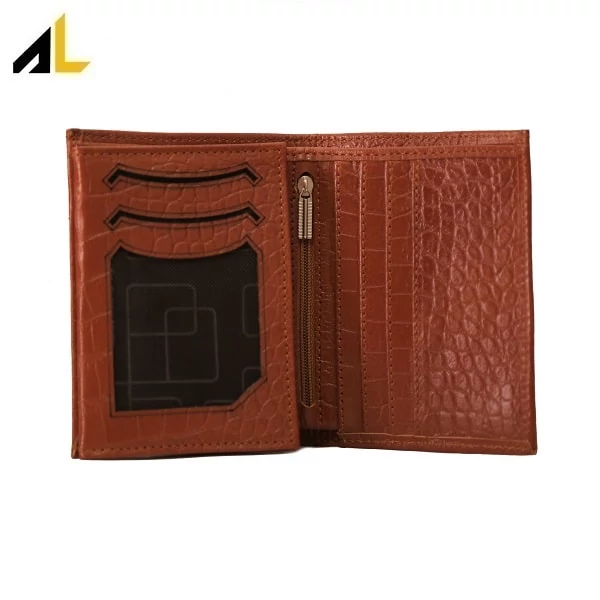 کیف پول چرم طبیعی کد ALM142 - خرید مستقیم از تولیدی