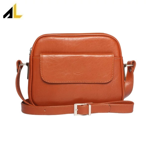 کیف دوشی چرم طبیعی کد ALZ124 - خرید مستقیم از تولیدی