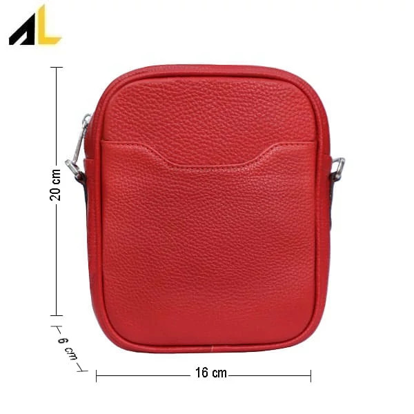 کیف دوشی چرم طبیعی کد ALZ122 - خرید مستقیم از تولیدی