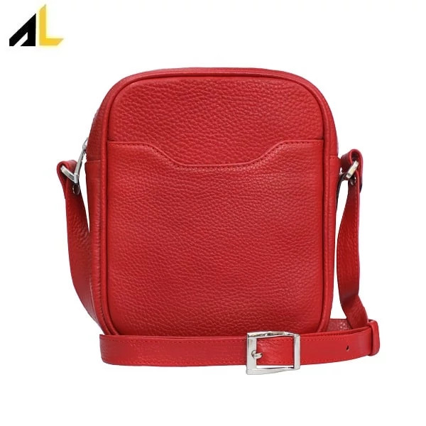 کیف دوشی چرم طبیعی کد ALZ122 - خرید مستقیم از تولیدی