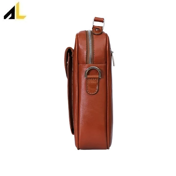 کیف دوشی چرم طبیعی کد ALM203 - خرید مستقیم از تولیدی