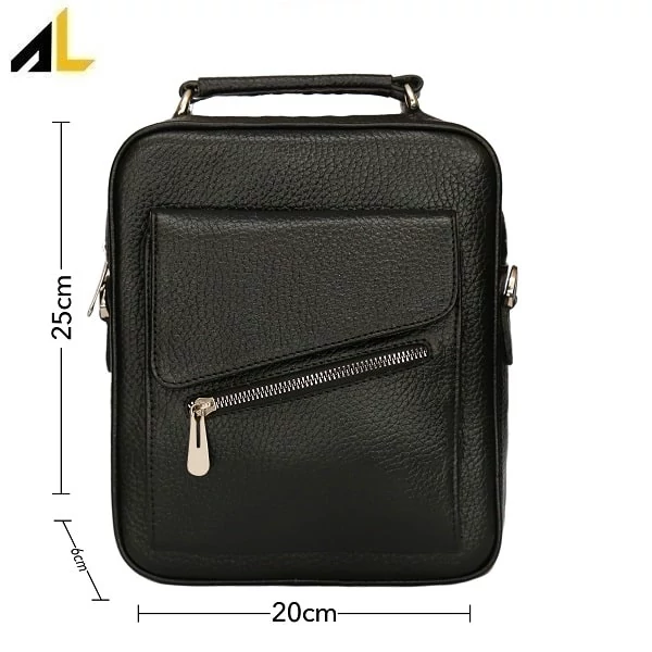 کیف دوشی چرم طبیعی کد ALM139 - خرید مستقیم از تولیدی