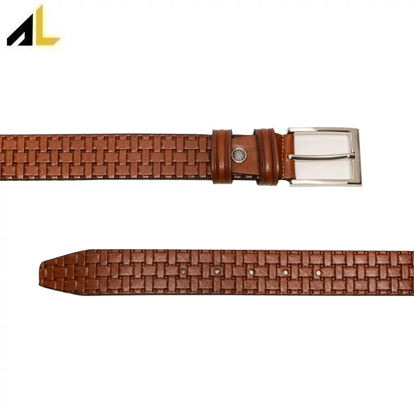 کمربند چرم طبیعی کد ALM134 - خرید مستقیم از تولیدی