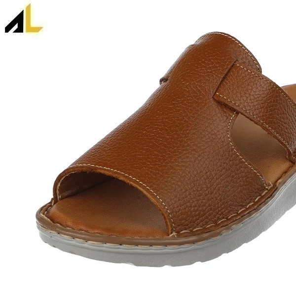 صندل چرم طبیعی کد ALZ114 - خرید مستقیم از تولیدی