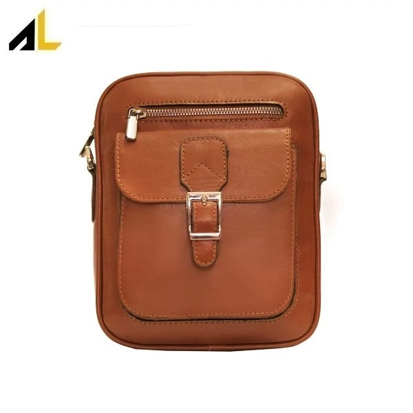 کیف دوشی چرم طبیعی کد ALM111 - خرید مستقیم از تولیدی