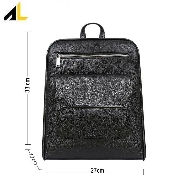 کوله پشتی چرم طبیعی کد ALZ076 - خرید مستقیم از تولیدی