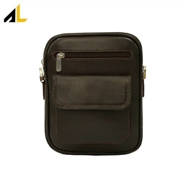 کیف دوشی چرم طبیعی کد ALM072 - خرید مستقیم از تولیدی