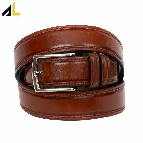 کمربند چرم طبیعی کد ALM018 - خرید مستقیم از تولیدی