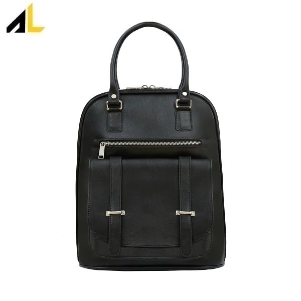کوله پشتی چرم طبیعی کد ALZ049 - خرید مستقیم از تولیدی
