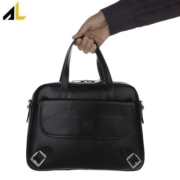 کیف دوشی چرم طبیعی کد ALZ002 - خرید مستقیم از تولیدی