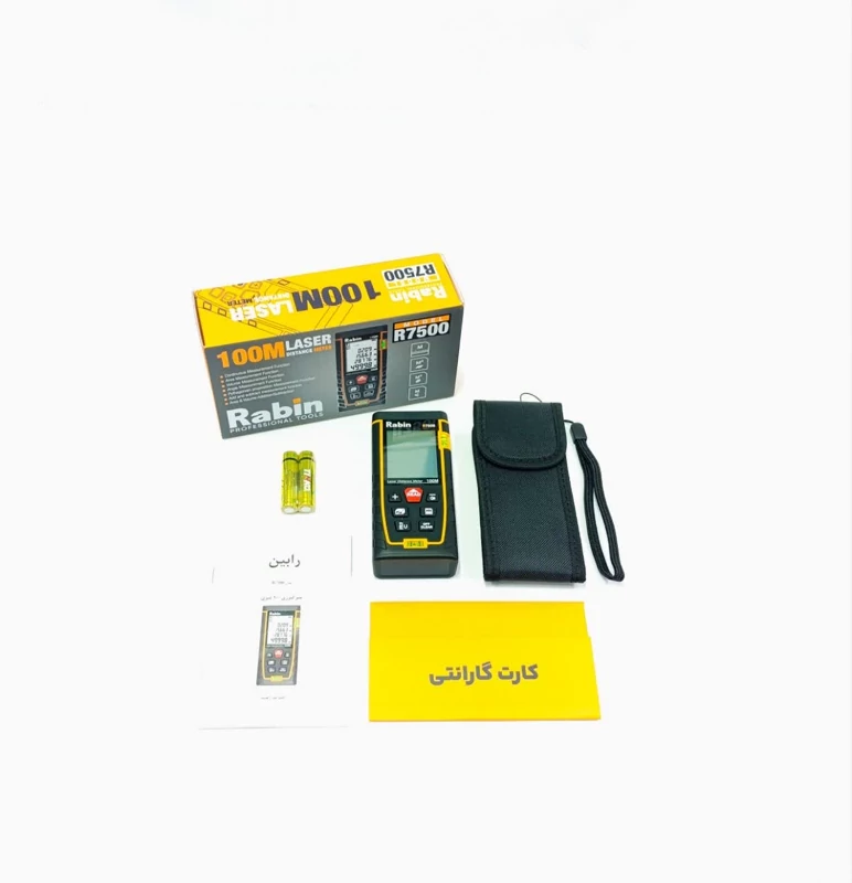 متر لیزری 100 متری رابین مدل R7500 - خرید اقساطی