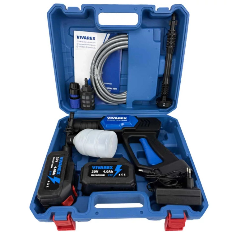 کارواش شارژی زغالی ویوارکس مدل VR245V2-PW - خرید اقساطی