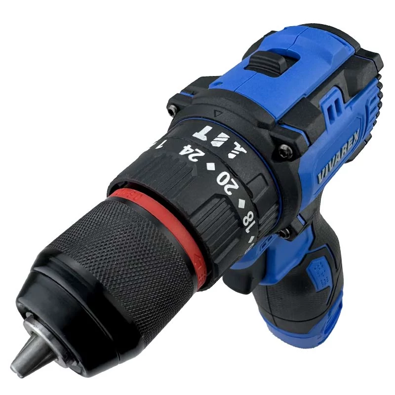 دریل شارژی 16/8 ولت چکشی دو باطری براشلس ویوارکس مدل VR1608-BLX - خرید اقساطی
