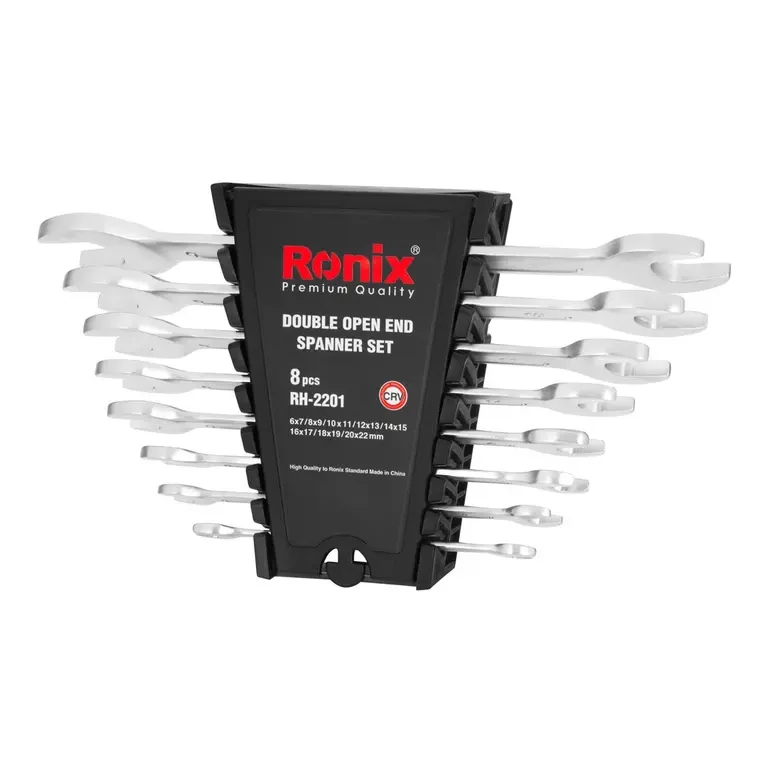 مجموعه 8 عددی آچار دو سر تخت با کیف پارچه ای رونیکس مدل RH-2201 - خرید اقساطی