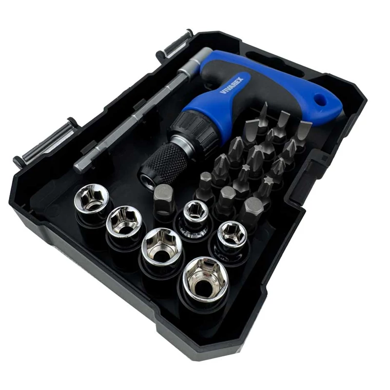 ست پیچ گوشتی و بیت جغجغه ای 24 عددی ویوارکس مدل VR2465-SD - خرید اقساطی