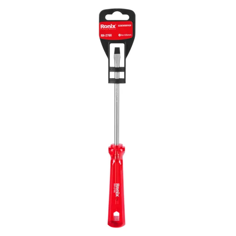 پیچ گوشتی تکی ساده 125*6 دوسو کریستالی رونیکس مدل RH-2768 - خرید اقساطی