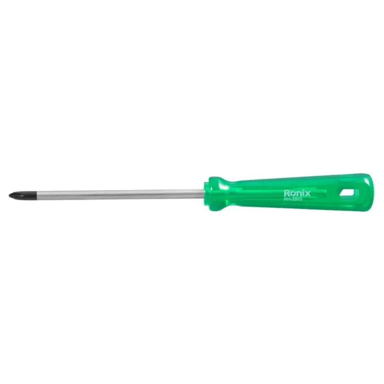 پیچ گوشتی تکی ساده 125*6 چهارسو کریستالی رونیکس مدل RH-2865 - خرید اقساطی