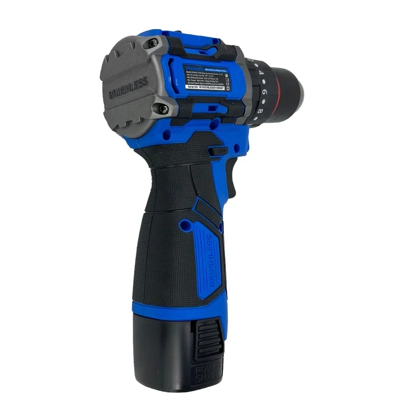دریل شارژی چکشی براشلس 16/8 ولت دو باتری برند ویوارکس مدل VR1610V-21BL - خرید اقساطی