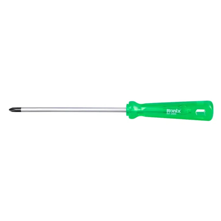 پیچ گوشتی تکی ساده 150*6 چهارسو کریستالی رونیکس مدل RH-2869