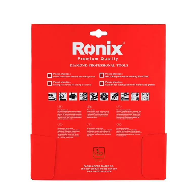 صفحه گرانیتبر 230 میلیمتری رونیکس مدل RH-3501