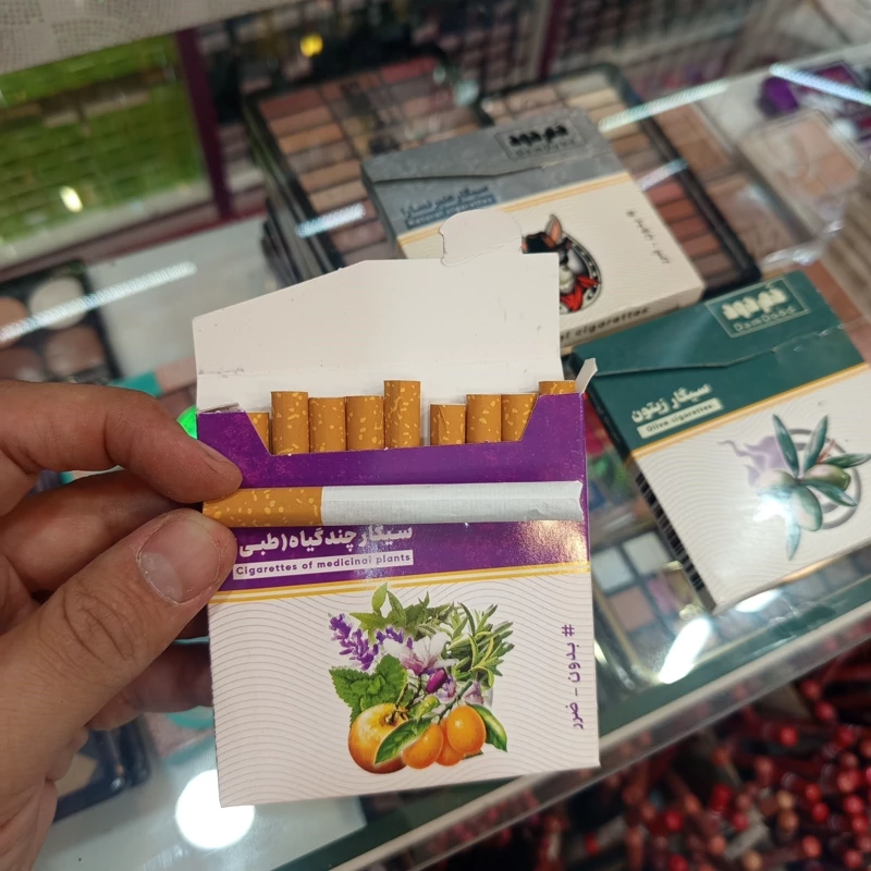 سیگار گیاهی چند گیاه دم دود 10 عددی