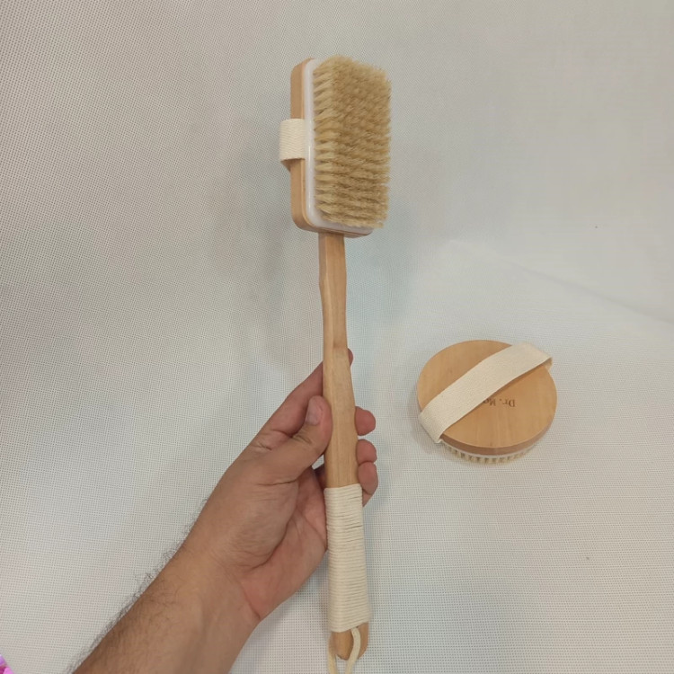 برس شستشوی بدن دکتر مرنینگ جدا شونده دسته دار