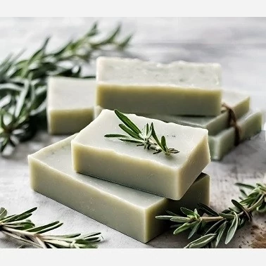 صابون گیاهی رزماری مناسب سر و بدن درمانی 80 گرمی