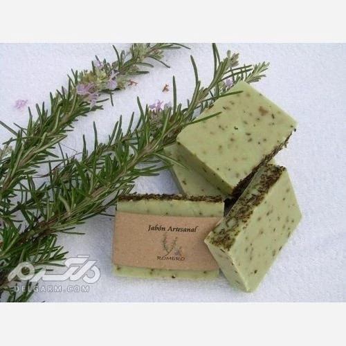 صابون گیاهی رزماری مناسب سر و بدن درمانی 80 گرمی