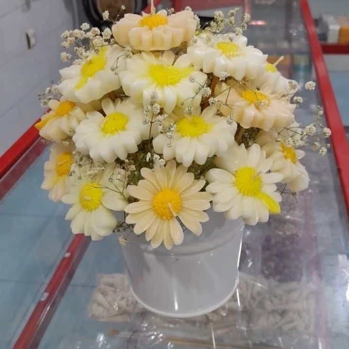 باکس گل شمع مدل باران کد 11