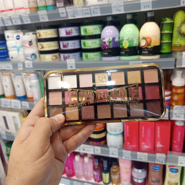 سایه چشم پالتی 21 رنگ رمانتیک برد کد 2