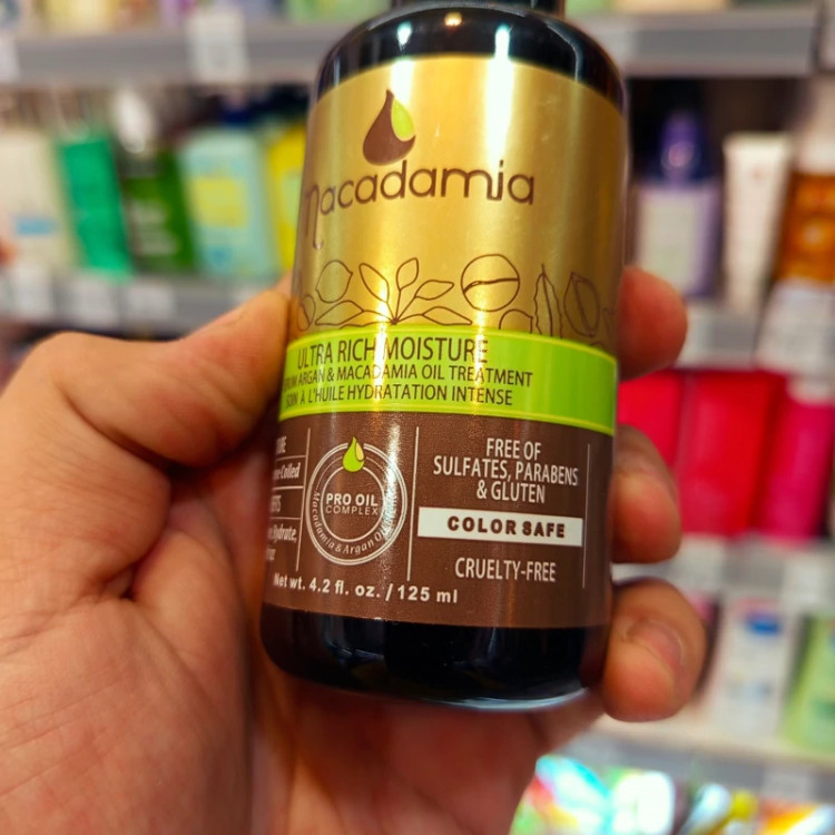 روغن آرگان ماکادمیا اصل Nourshing Moisture حجم 125 مناسب انواع مو