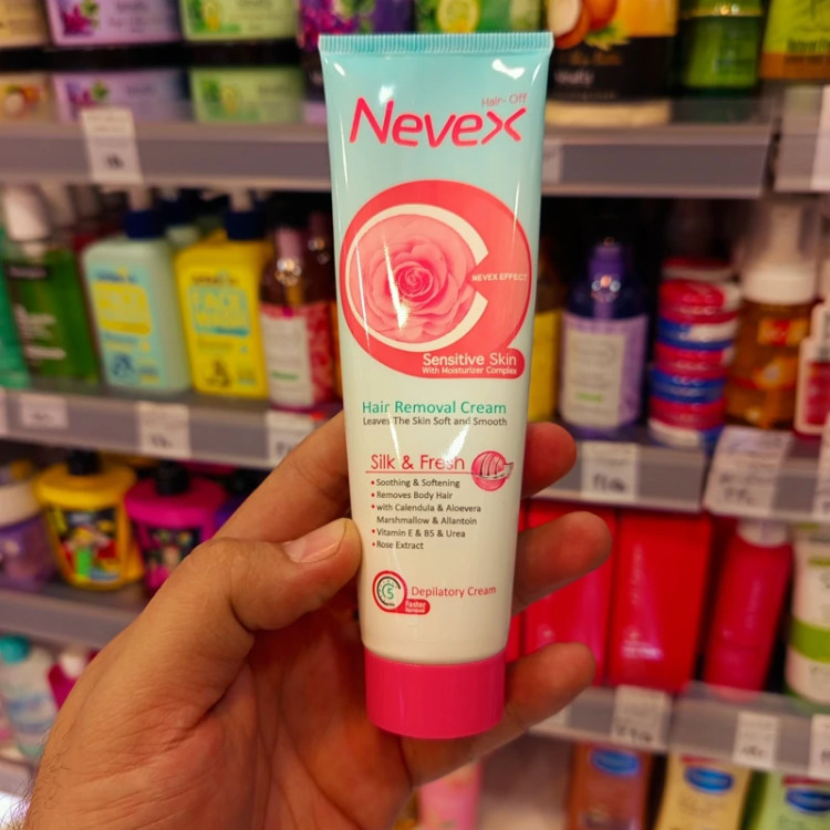 کرم موبر نوکس Nevex مناسب بدن پوست خشک و حساس 100 میل