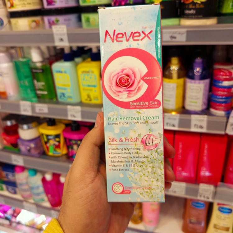 کرم موبر نوکس Nevex مناسب بدن پوست خشک و حساس 100 میل