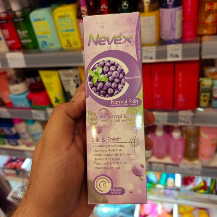 کرم موبر نوکس Nevex مناسب بدن انواع پوست 100 میل
