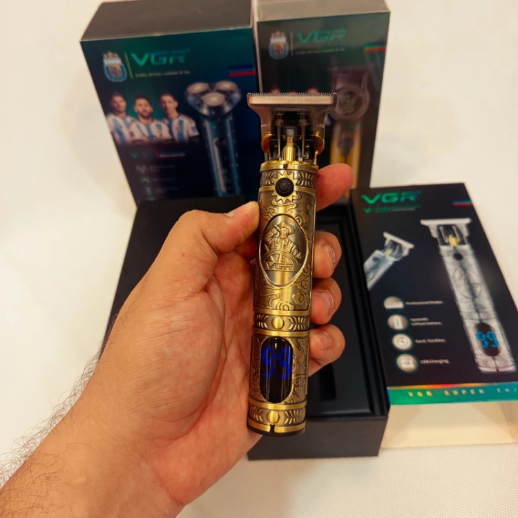 ماشین ریش تراش خط زن vgr 228 یک سال گارانتی شارژی