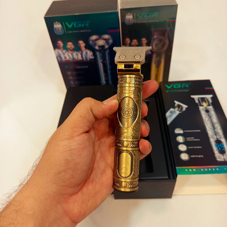ماشین ریش تراش خط زن vgr 228 یک سال گارانتی شارژی