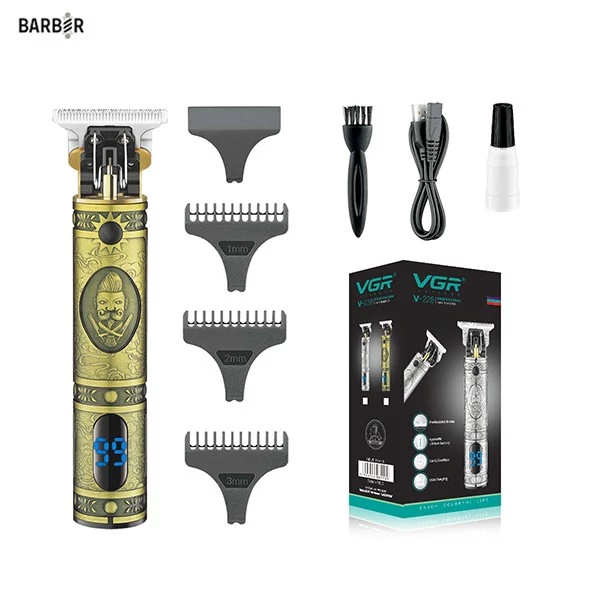 ماشین ریش تراش خط زن vgr 228 یک سال گارانتی شارژی