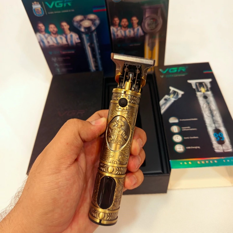ماشین ریش تراش خط زن vgr 228 یک سال گارانتی شارژی