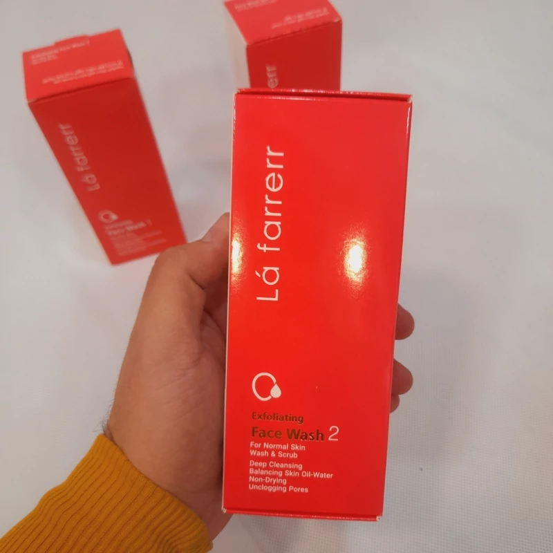 ژل شستشوی لافارر لایه بردار صورت پوست معمولی شماره 2 با حجم 150 میل