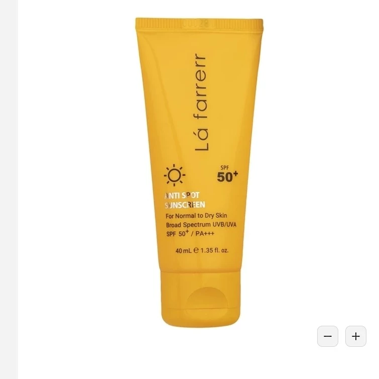 ضد آفتاب لافارر بی رنگ مدل SPF50 مناسب پوست خشک و نرمال حجم 40 میلی لیتر