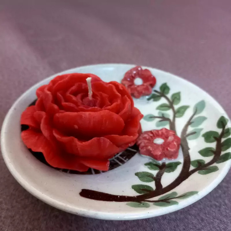شمع شب یلدا هندوانه گل آلاله