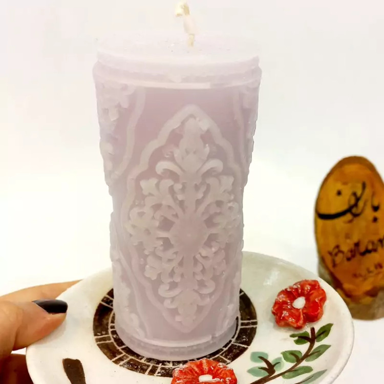 شمع دست ساز مدل ترنج 12 سانت کد9