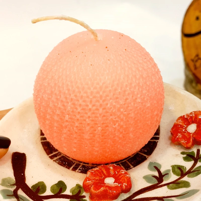 شمع توپی گلبهی