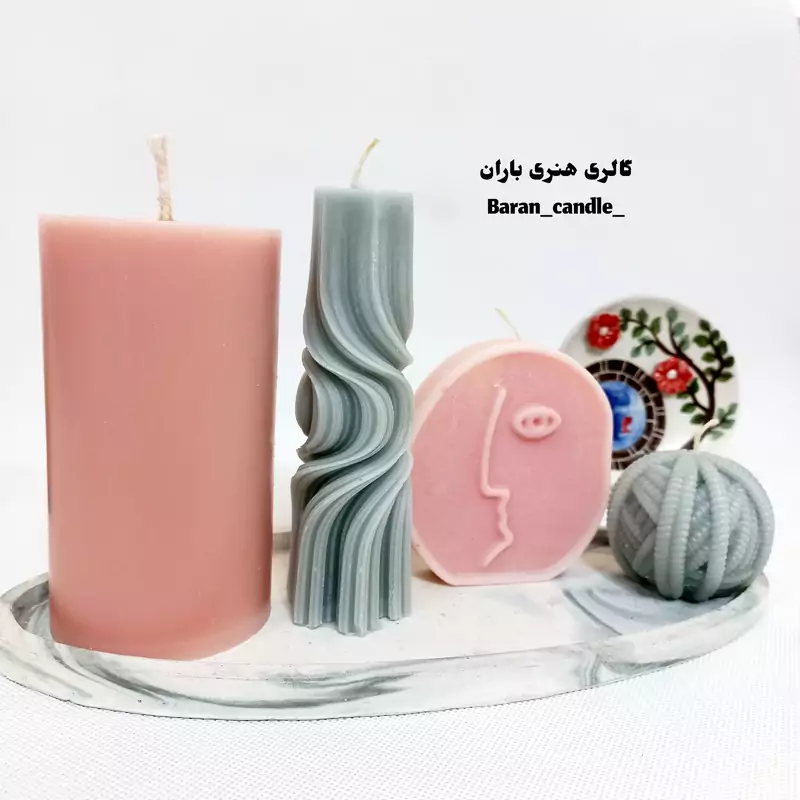 شمع ست مجموعه 4 عددی مدل یاس1